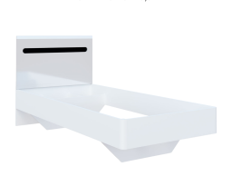 Кровать односпальная Бьянко, Світ меблів